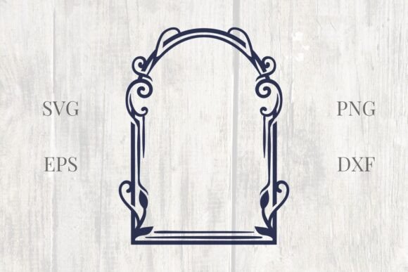 Arch Vintage Wedding Frame SVG: Timeless Design for Modern Creations