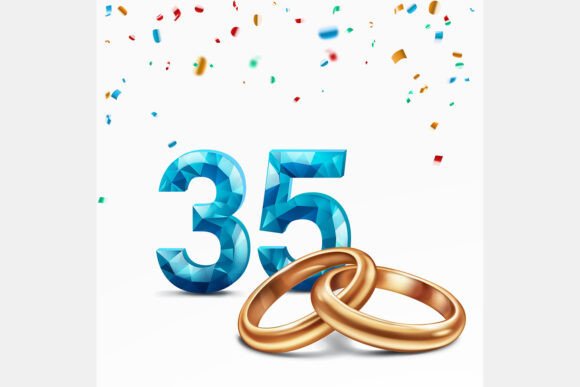 Celebrate Milestones: Designing with Blue 35 and Gold Rings