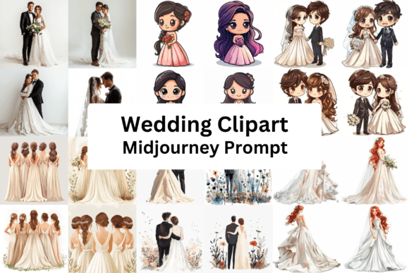 Designing Dream Wedding Stationery with AI-Powered Clipart