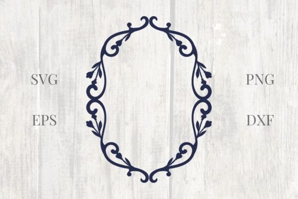 Flower Vintage Wedding Frame SVG: Crafting Timeless Romance