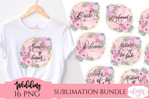 Hand-Lettered Wedding Designs for Every Member of the Party