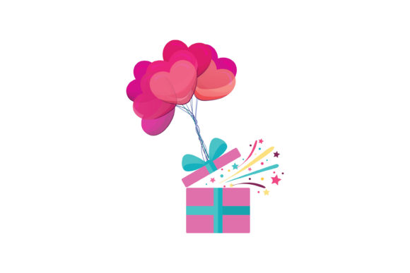 Wedding Icons Special Balloon Gift: A Design Asset for Every Celebration