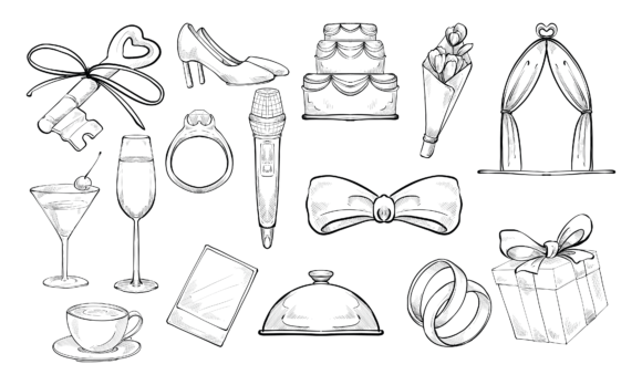 Wedding Party Handdrawn Collection: A Designer's Secret Weapon