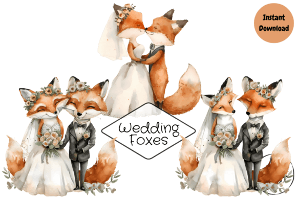 Woodland Charm: Styling Your Stationery with Wedding Foxes Illustrations